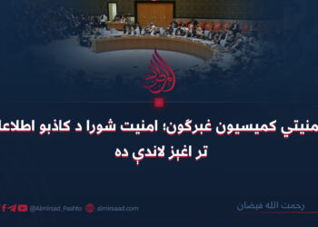 د امنیتي کمیسیون غبرګون؛ امنیت شورا د کاذبو اطلاعاتو تر اغېز لاندې ده