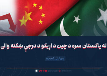 له پاکستان سره د چین د اړیکو د درجې ښکته والی