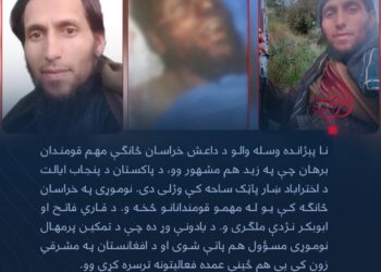 پاکستان: نا پېژانده وسله والو د داعش خراسان څانګې مهم قومندان په پنجاب کې وژلی.