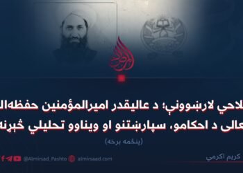 اصلاحي لارښوونې؛ د عالیقدر امیرالمؤمنین حفظه‌الله‌تعالی د احکامو، سپارښتنو او ویناوو تحلیلي څېړنه پنځمه برخه