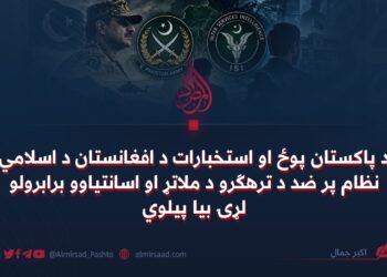د پاکستان پوځ او استخبارات د افغانستان د اسلامي نظام پر ضد د ترهګرو د ملاتړ او اسانتیاوو برابرولو لړۍ بیا پیلوي
